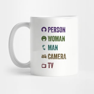 Person Woman Man Camera TV Mug